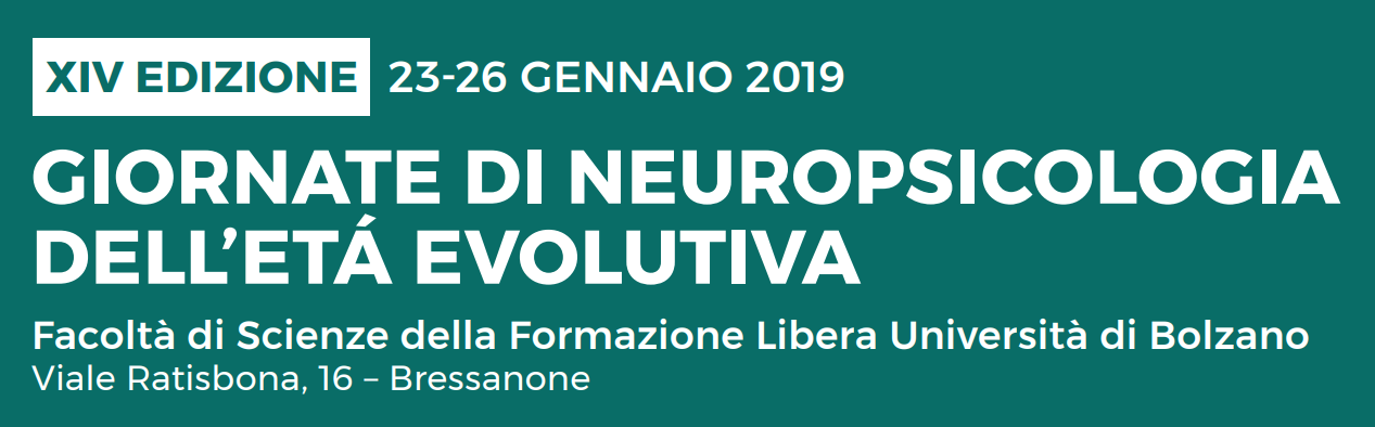 quattordicesima edizione delle giornate di neuropsicologia della età evolutiva